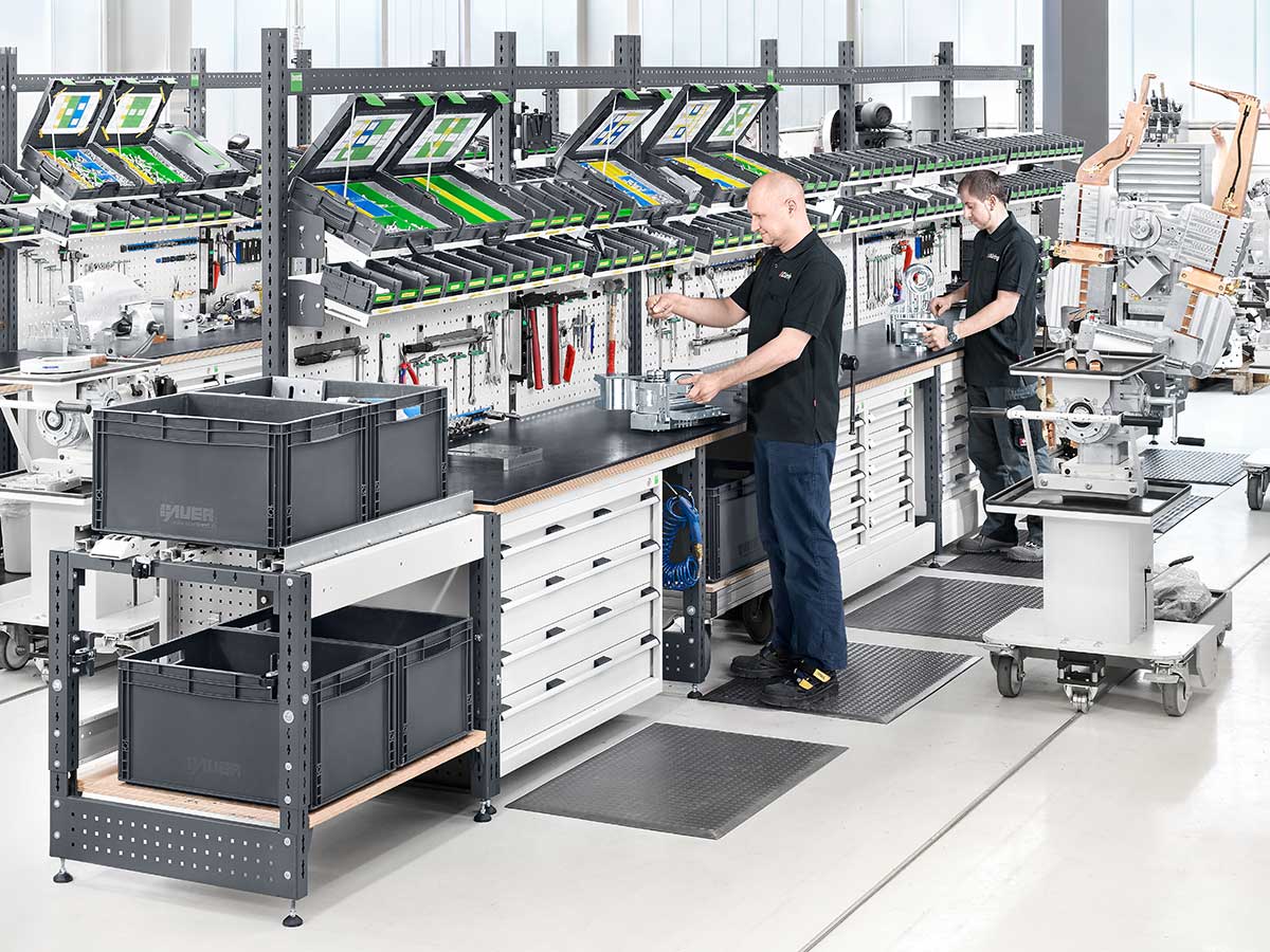 Our avero workstation system can be used as a stand-alone workstation or assembled into assembly lines.