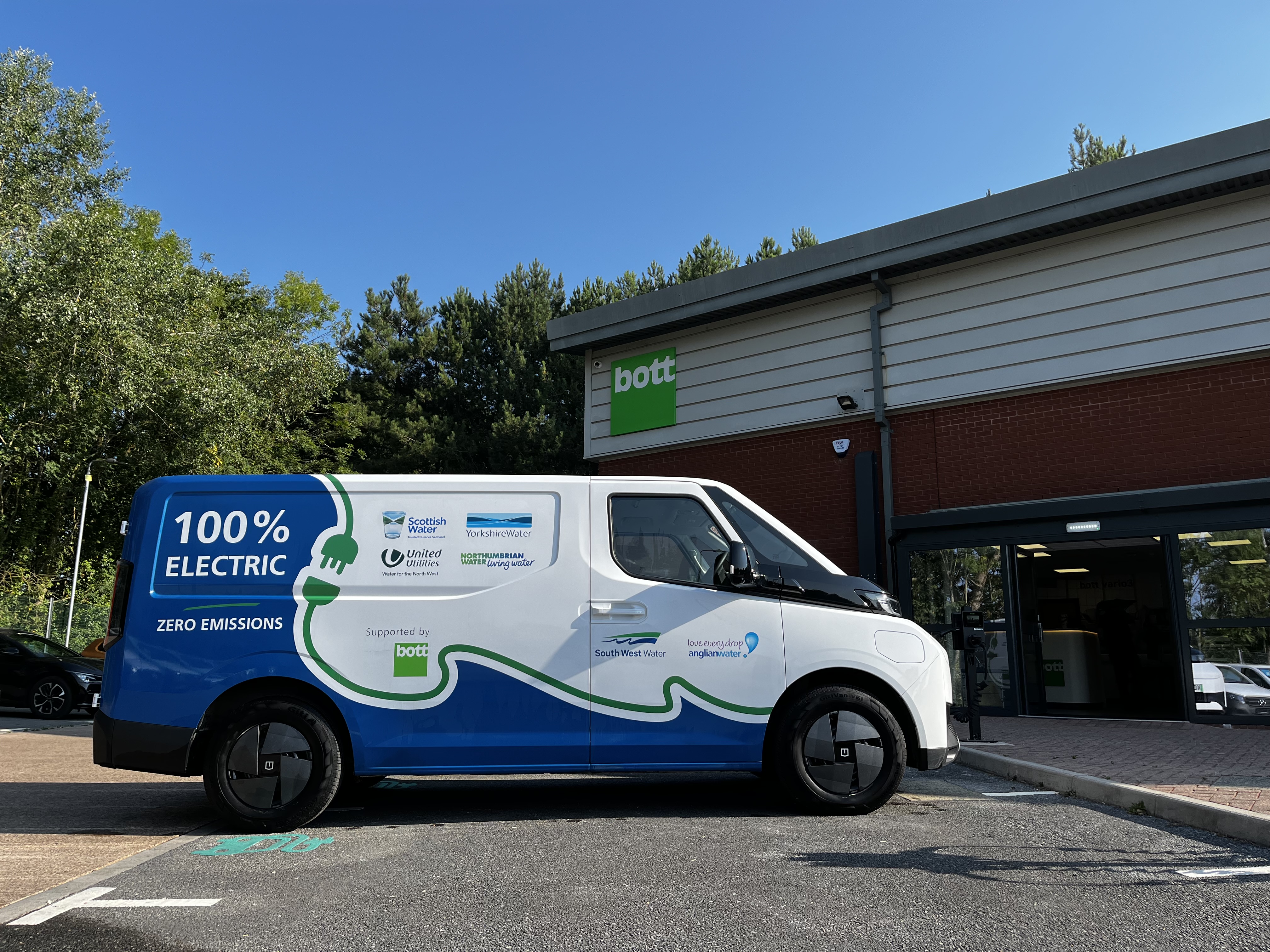 Farizon electric van outside bott conversion centre