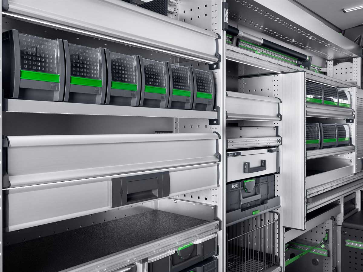 bott vario3 van racking