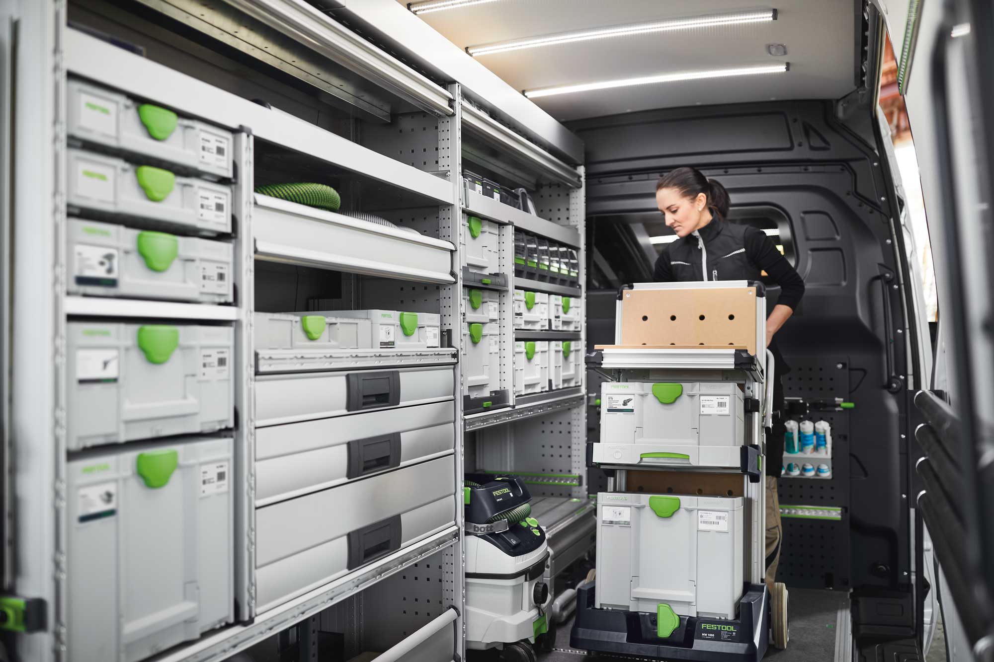 Customised Renault Vehicle Conversion with Festool integrated