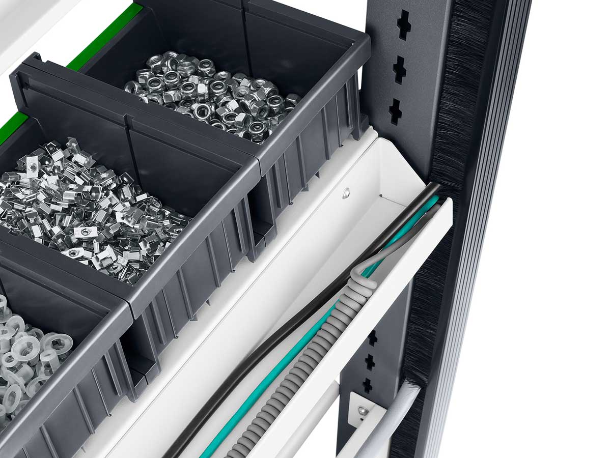 avero – Power supply in the workplace – concealed cable routing